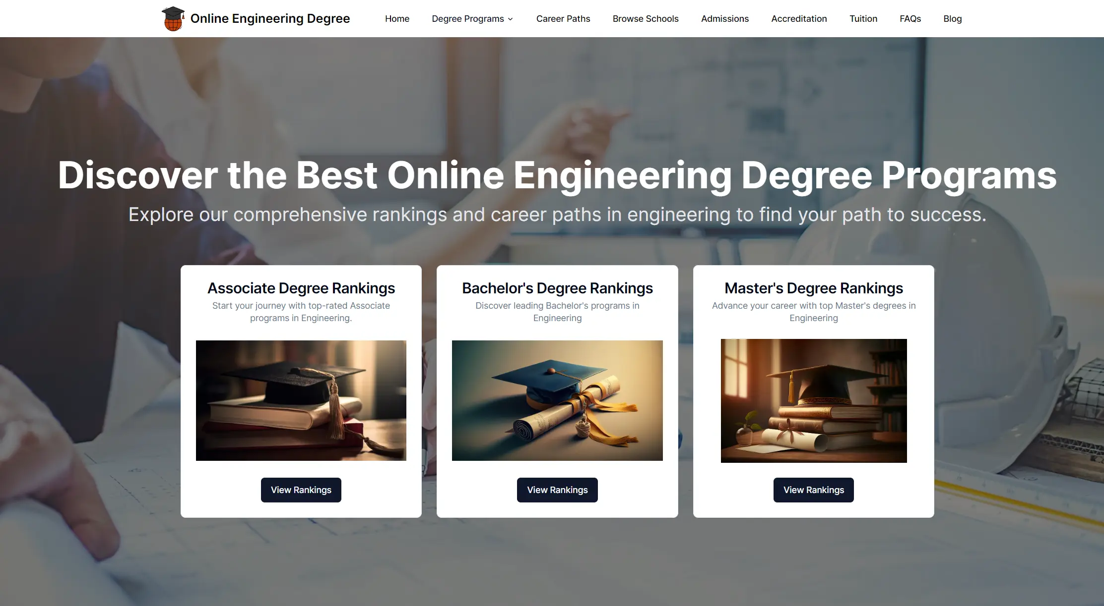 Online Engineering Degrees site thumbnail